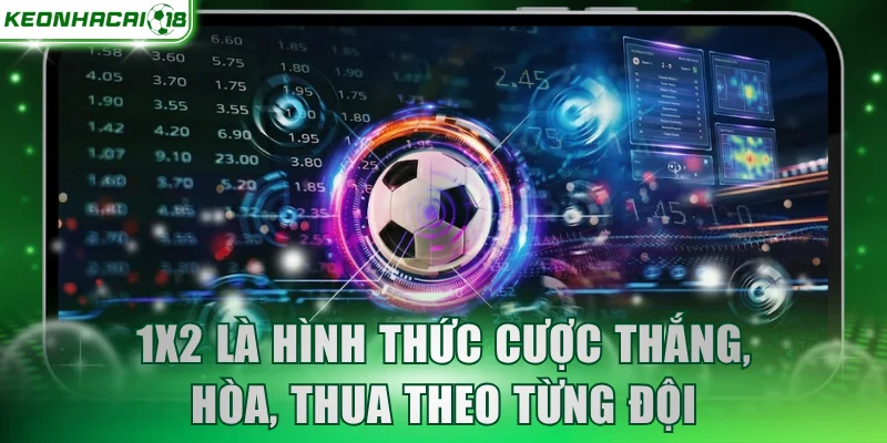 1x2 là hình thức cược thắng, hòa, thua theo từng đội